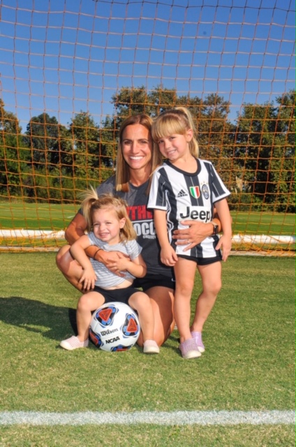 Grace Cooper with her daughters
